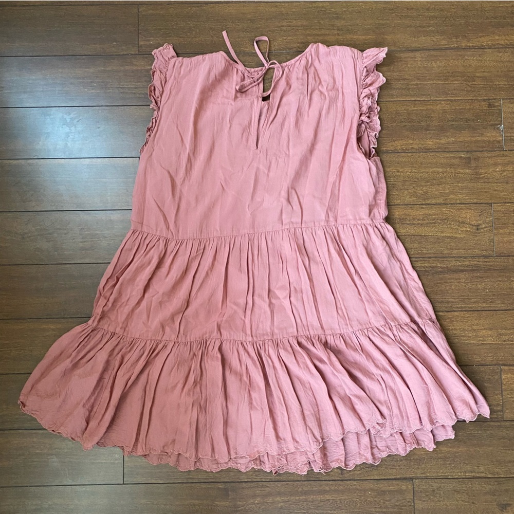 Aritzia | Wilfred Sidonie Flutter
Sleeve Lined Tiered Baby Doll Dress Medium - Picture 6 of 12